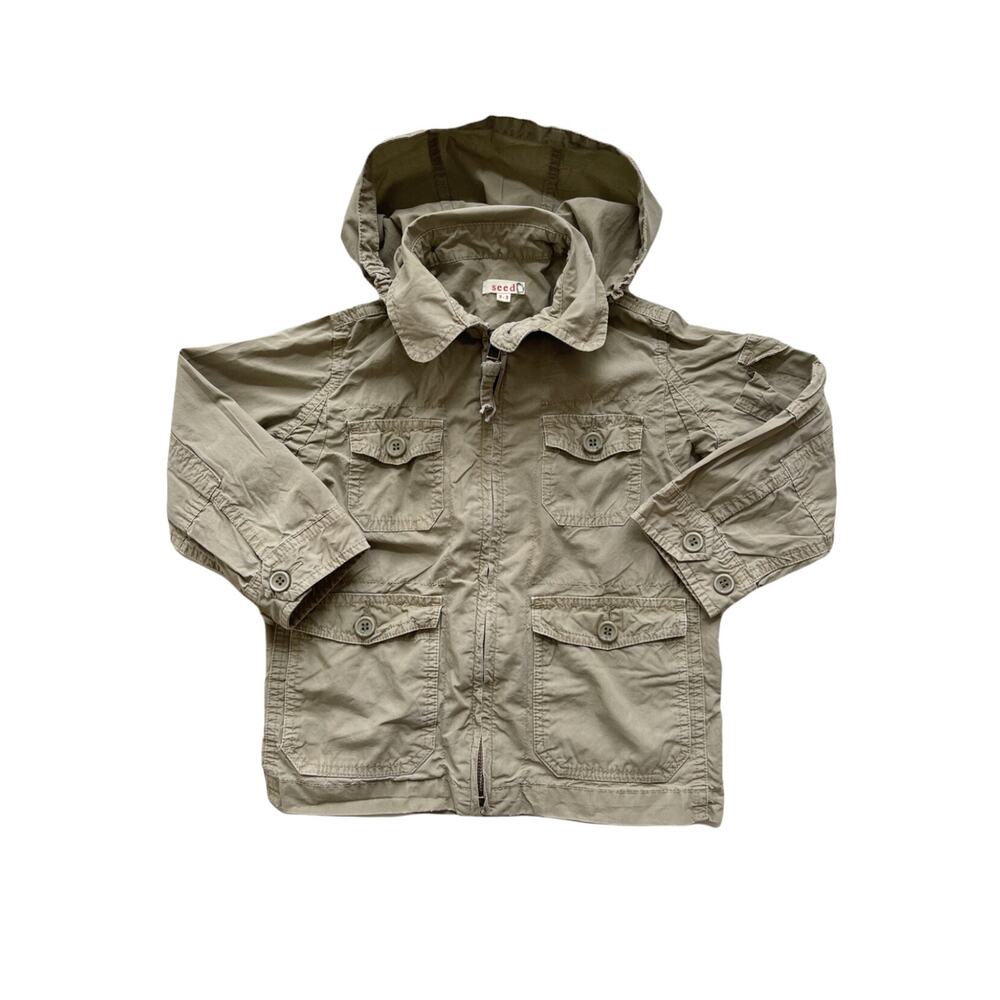 Seed Heritage Olive Utility Jacket Size 2-3y